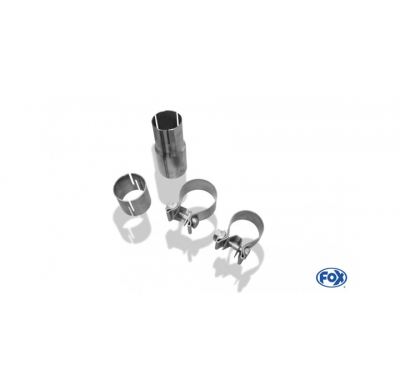 Escape trasero FOX Audi A1 - 2x80 tipo 16