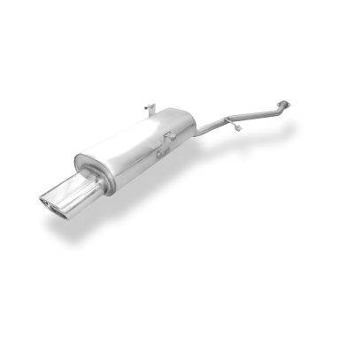 Escape FOX BMW E30 316i/ 318i from 9/87` linea desde catalizador con conexion de 2 anclajes - 135x80 53