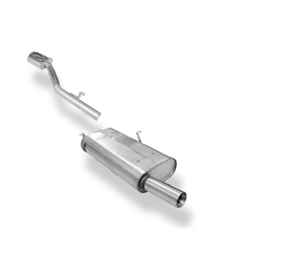 BMW E30 318is silenciador final y delantero - 1x80 tipo 24 Fox exhaust