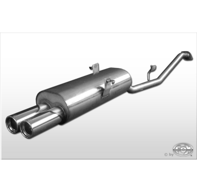 Escape FOX BMW E36 316i/318Ti Compact escape final - 2x80 13