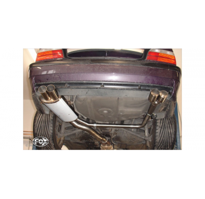 Escape FOX BMW E36 M3 half system from catalizador duplex - 2x76 10 duplex