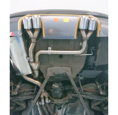 BMW E46 320/ 323/ 325/ 328/ 330 M3-Optik V2 Silenciador final c Fox exhaust