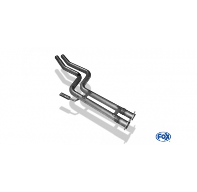 Escape FOX BMW E34 530i supresor escape delantero