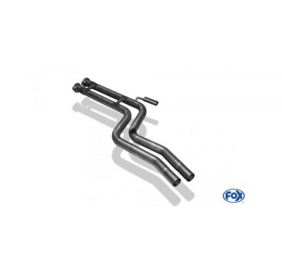 Escape FOX BMW E34 530i supresor escape delantero