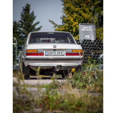 BMW E28 525e con Catalizador BMW E28 525e con CAT - final s Fox exhaust