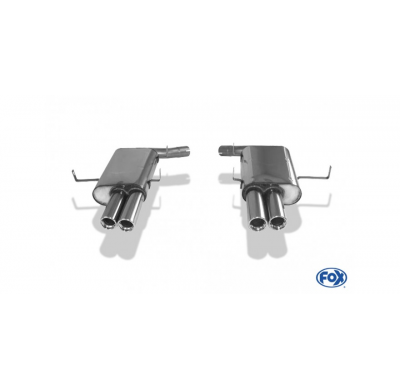 Escape FOX BMW E39 M5 escape final duplex - 2x80 13 recht/left