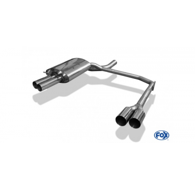 FOX Salida del Escape trasero derecha / izquierda - 2x90 tipo 10 M5 BMW E60 / 61 - 520i / 523i / 525i / 530i