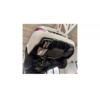 BMW E60/61 - 520i/ 523i/ 525i/ 530i Escape deportivo salida derecha/izquierda - 2x80 tipo 10 derecha/izquierda M5-Look