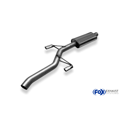 Silenciador intermedio BMW E23 728i Fox exhaust