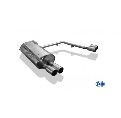 Escape FOX BMW E65 735i/ 745i escape final salida duplex - 2x80 10 duplex