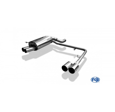 Escape FOX BMW E65 735i/ 745i escape final salida duplex - 2x80 10 duplex