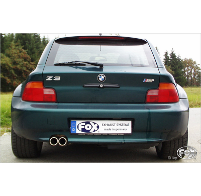 Escape FOX BMW Z3 Roadster - E36 escape final - 2x70 13