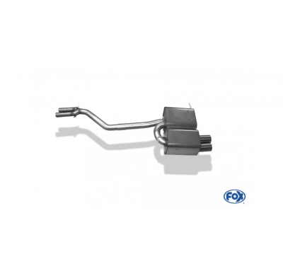 Escape FOX BMW Z4 escape final incl. y-tubo conexion 2x50mm - 2x80 10
