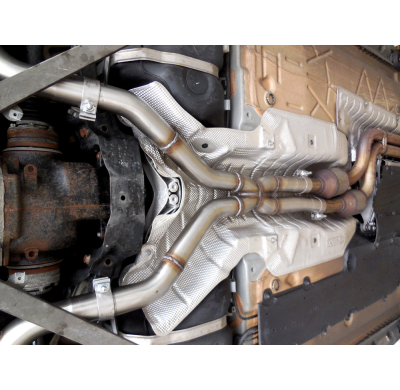 Escape FOX BMW Z4 E89 - sDrive 35i X-Pipe between escape final an catalizador