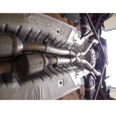 Escape FOX BMW Z4 E89 - sDrive 35i X-Pipe between escape final an catalizador