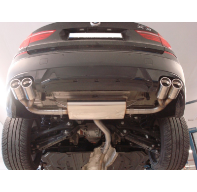 Escape FOX BMW X3 F25 - 2,0l diesel escape final cross salida duplex - 2x90 17 duplex