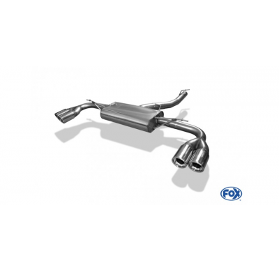 Escape FOX BMW X3 F25 - 2,0l diesel escape final cross salida duplex - 2x90 17 duplex