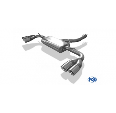 Escape FOX BMW X4 F26 sin Pack-Mescape final izquierda/right - 2x90 type 25 duplex