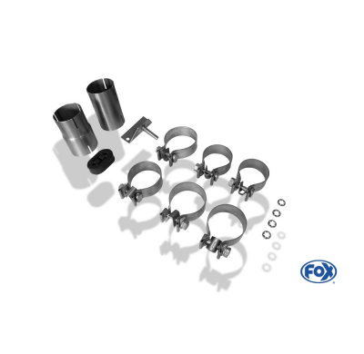 Escape FOX BMW X3 F25 - 3,0l gasolina escape final - 2x90 25 duplex