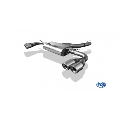 Escape FOX BMW X3 F25 - 3,0l gasolina escape final - 2x90 17 duplex