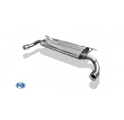 Escape FOX BMW X5 E70 diesel escape final cross salida duplex - 1x90 13 duplex