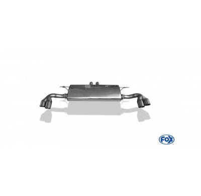 Escape FOX BMW X5 - E70 escape final cross salida duplex, entre doble entrada - 2x80 14 duplex