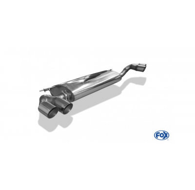 Escape FOX BMW X5 - E70 escape final cross salida duplex, entre doble entrada - 2x80 14 duplex