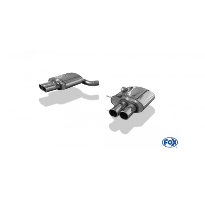 Escape FOX BMW F12 650i Cabrio escape final duplex - 2x90 16 duplex