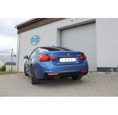 Escape FOX BMW F30/31 - 320d/ F32 - 420d Coupe M-Paket escape final salida duplex - 2x90 16 duplex