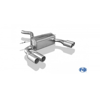 Escape FOX BMW F32/F33/F36 - 435i - M-Pagage - escape final salida duplex - 2x80 12 duplex