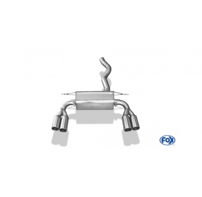 Escape FOX BMW F32/F33/F36 - 435i - M-Pagage - escape final salida duplex - 2x80 12 duplex