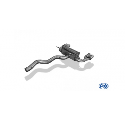 Escape FOX BMW F32/F33/F36 - 435i - M-Pagage - escape final salida duplex - 2x80 12 duplex