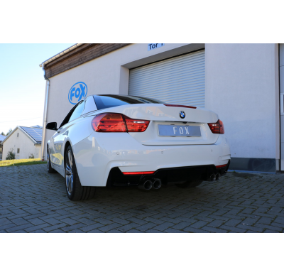 Escape FOX BMW F32/F33/F36 - 435i - M-Pagage - escape final salida duplex - 2x80 25 duplex