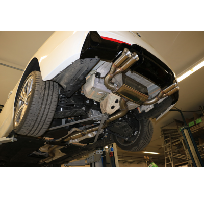 Escape FOX BMW F32/F33/F36 - 435i - M-Pagage - escape final salida duplex - 2x80 25 duplex