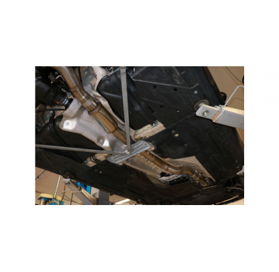 FOX Escape delantero con pieza flexible de 2 piezas BMW F36 - 440i Grand Coupe - paquete M Año: 3,0l 240kW