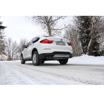 Escape FOX BMW X4 F26 sin Pack-Mescape final izquierda/right - 2x90 type 25 duplex