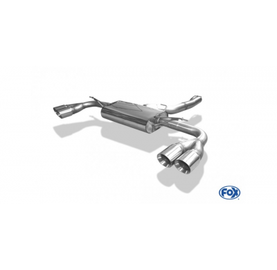 Escape FOX BMW X4 F26 sin Pack-M- 35i 35d escape final izquierda/right - 2x90 type 25 duplex