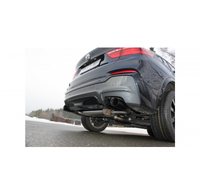 Escape FOX BMW X4 F26 - 20d/ 30d escape final exit left/right - 2x90 25 duplex black