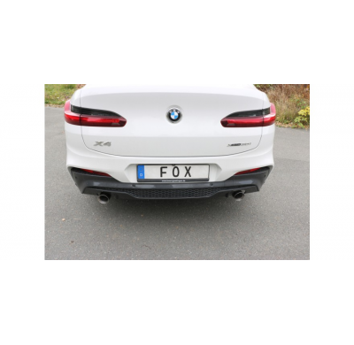 BMW X4 G02 - 30i Salida Escape trasero FOX izquierda / derecha - 1x100 tipo 25 derecha / izquierda