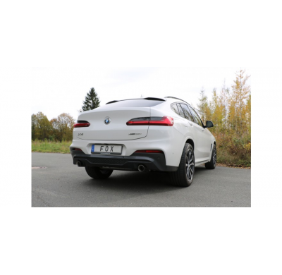 BMW X4 G02 - 30i Salida Escape trasero FOX izquierda / derecha - 1x100 tipo 25 derecha / izquierda