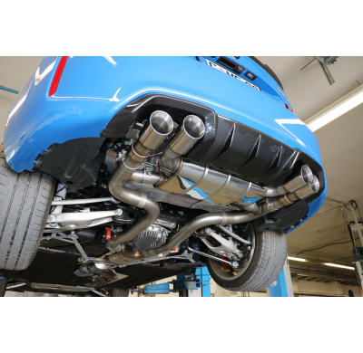 Escape trasero FOX BMW F87 M2 Competition + CS con válvulas de escape - 2x90 tipo 25 derecha / izquierda