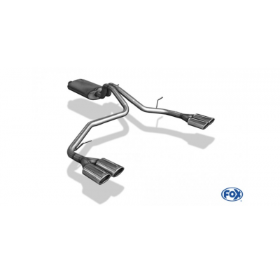 Escape FOX Cadillac Escalade half system from catalizador salida duplex - 2x115x85 32 duplex