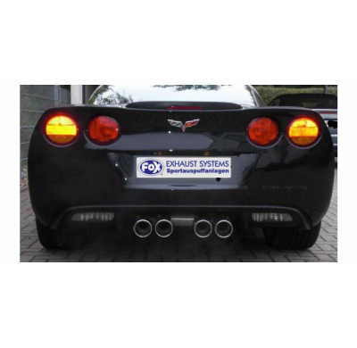 Escape FOX Corvette C06 escape final salida central - 4x100 12 center