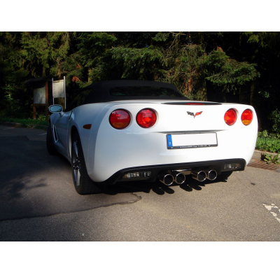 Escape FOX Corvette C06 escape final salida central - 4x100 12 center