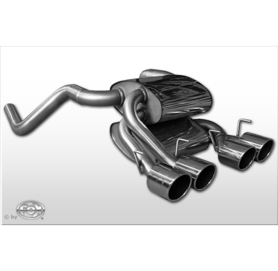 Escape FOX Corvette C06 escape final salida central - 4x100 16 center