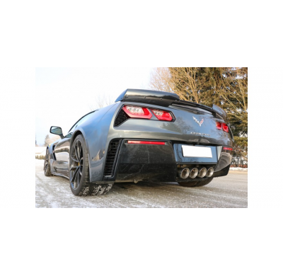 Centro de salida del Escape trasero FOX Corvette C7 / Z06 - centro 4x100 tipo 12