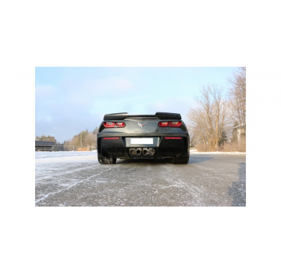 Centro de salida del Escape trasero FOX Corvette C7 / Z06 - centro 4x100 tipo 12