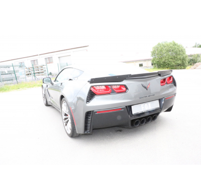 Corvette C7 / Z06 centro de salida del Escape trasero FOX - 4x100 tipo 12 centro negro