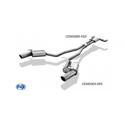 Escape FOX Chevrolet Camaro SS escape final duplex - 1x100 14 duplex