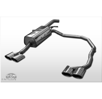 Escape FOX Citroen C4 - B7 escape final salida duplex - 2x106x71 32 duplex